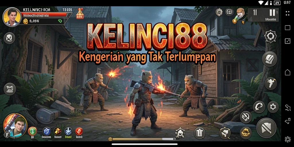 Tampilan gameplay KELINCI88 yang menyeramkan dan menegangkan.