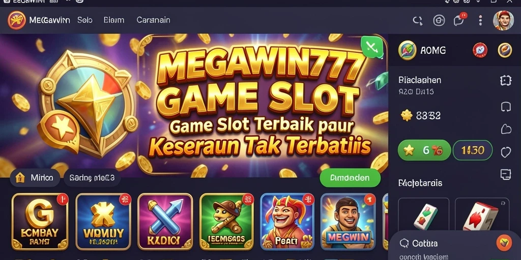Tampilan gameplay Slot menarik dari MEGAWIN777 dengan efek visual menawan.
