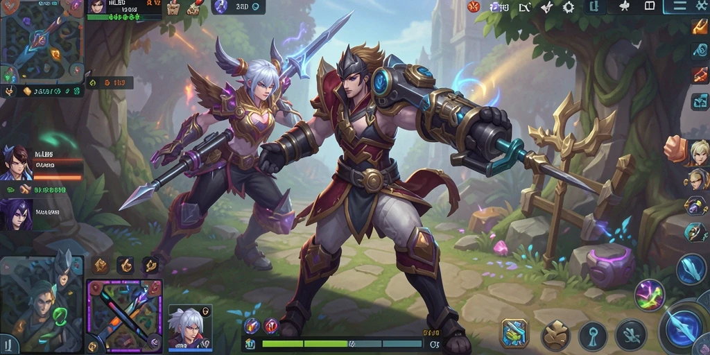 Screenshot tampilan awal MLBB8 dengan fitur analisis gameplay.