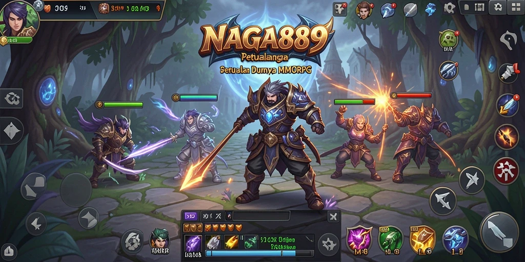 Tampilan gameplay NAGA889 yang menakjubkan dalam dunia MMORPG.