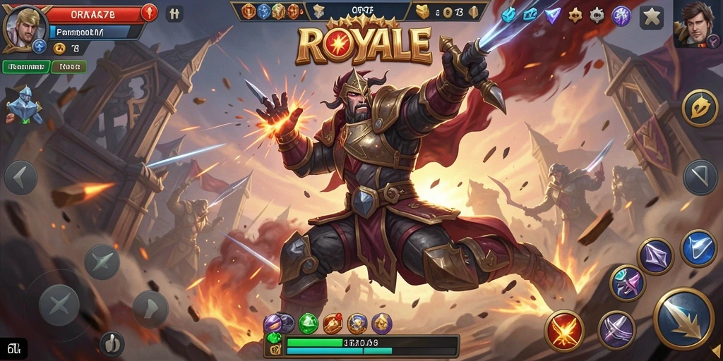 Screenshot gameplay ORA78 menampilkan aksi pertempuran yang mendebarkan.