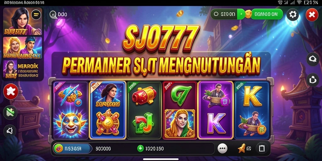 Tampilan gameplay yang mengasyikkan dari permainan slot SJO777.