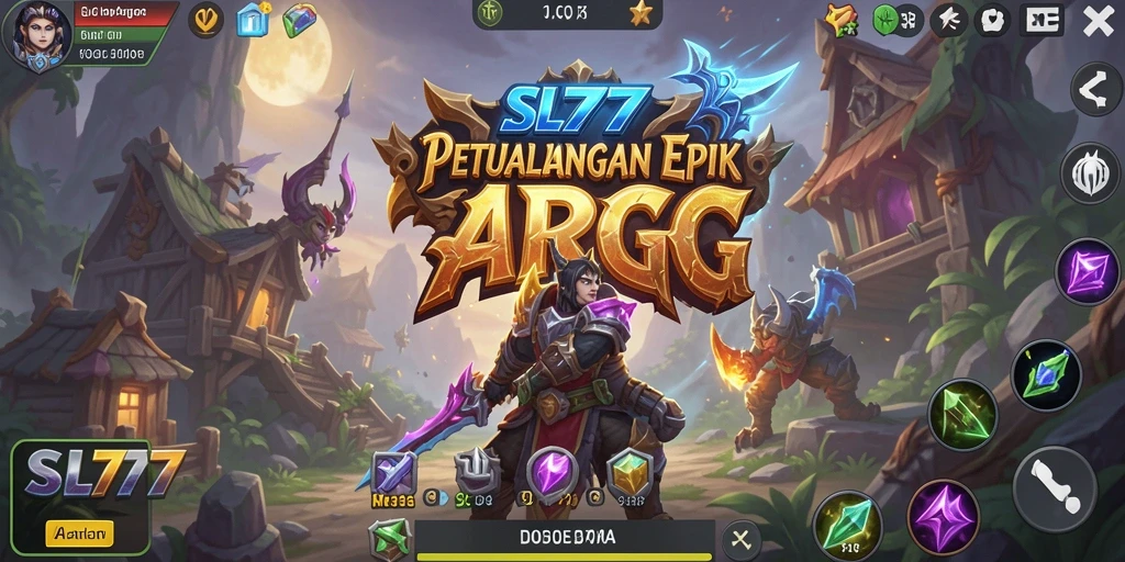 Tangkapan layar gameplay SL777 dengan aksi ARPG yang mendebarkan.
