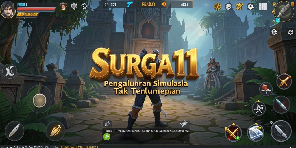 Tampak depan gameplay SURGA11 yang menawan dan interaktif.